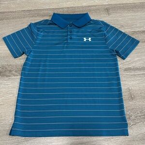 GUC Under Armour Boys Loose Fit Heatgear Polo Youth M